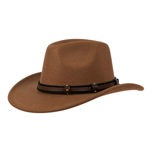 News BOY Hats Brown Outback Cowboy Hat