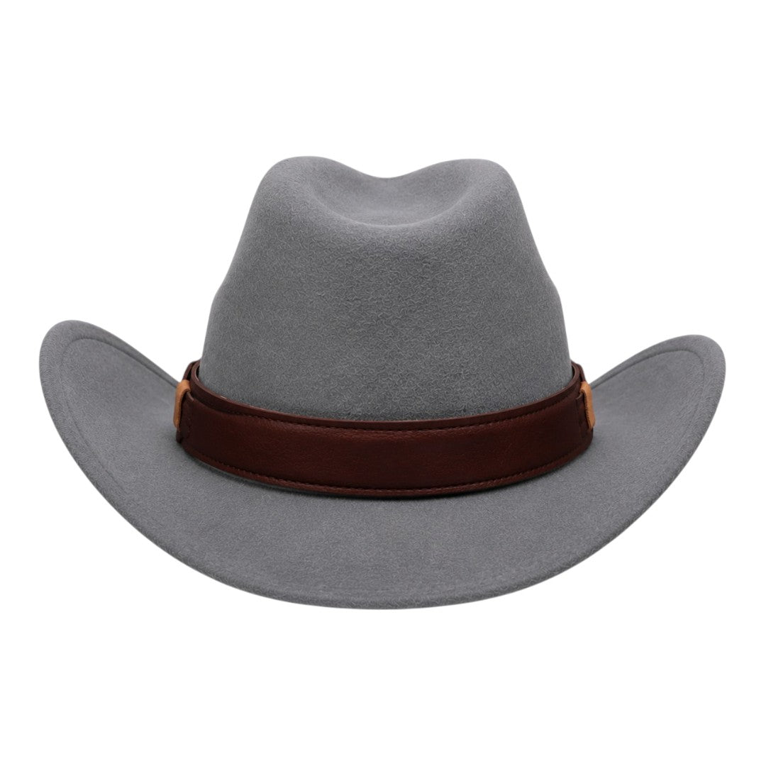 News BOY Hats Grey Western Cowboy Hat for Men And Women