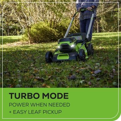 60V 21�� Cordless (Self-Propelled) Lawn Mower , 2 x 4.0Ah Batteries and Dual Port Rapid Charger