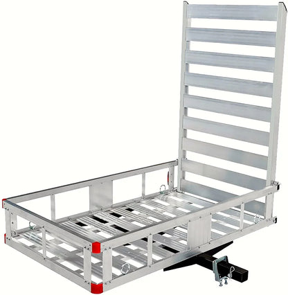 80779 Aluminum Hitch Mount Cargo Carrier with 47�测�� Long Ramp, 1 Pack