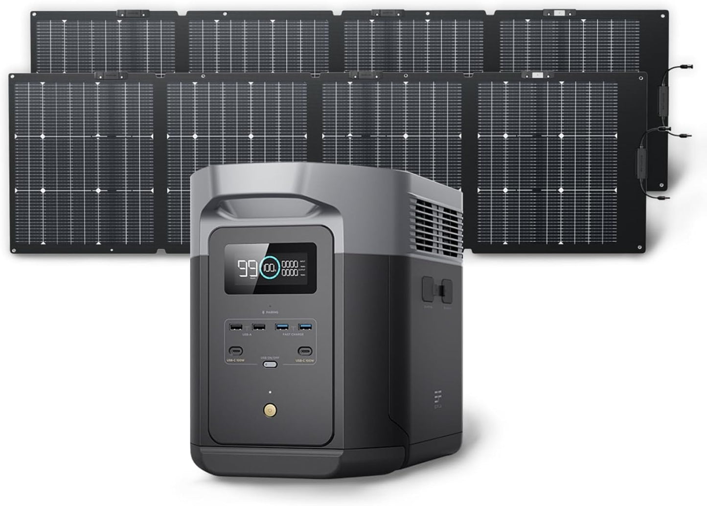 Portable Power Station Delta 2 Max – 2400W Solar Generator