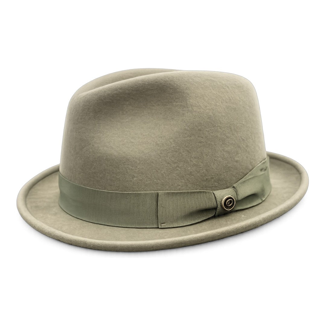 News BOY Hats Olive Fedora Hat