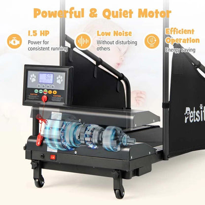 200 Lbs Dog Treadmill Pet Running Machine Indoor Pet Exercise Equipment With Remote Amp 14039039 Lcd Screen